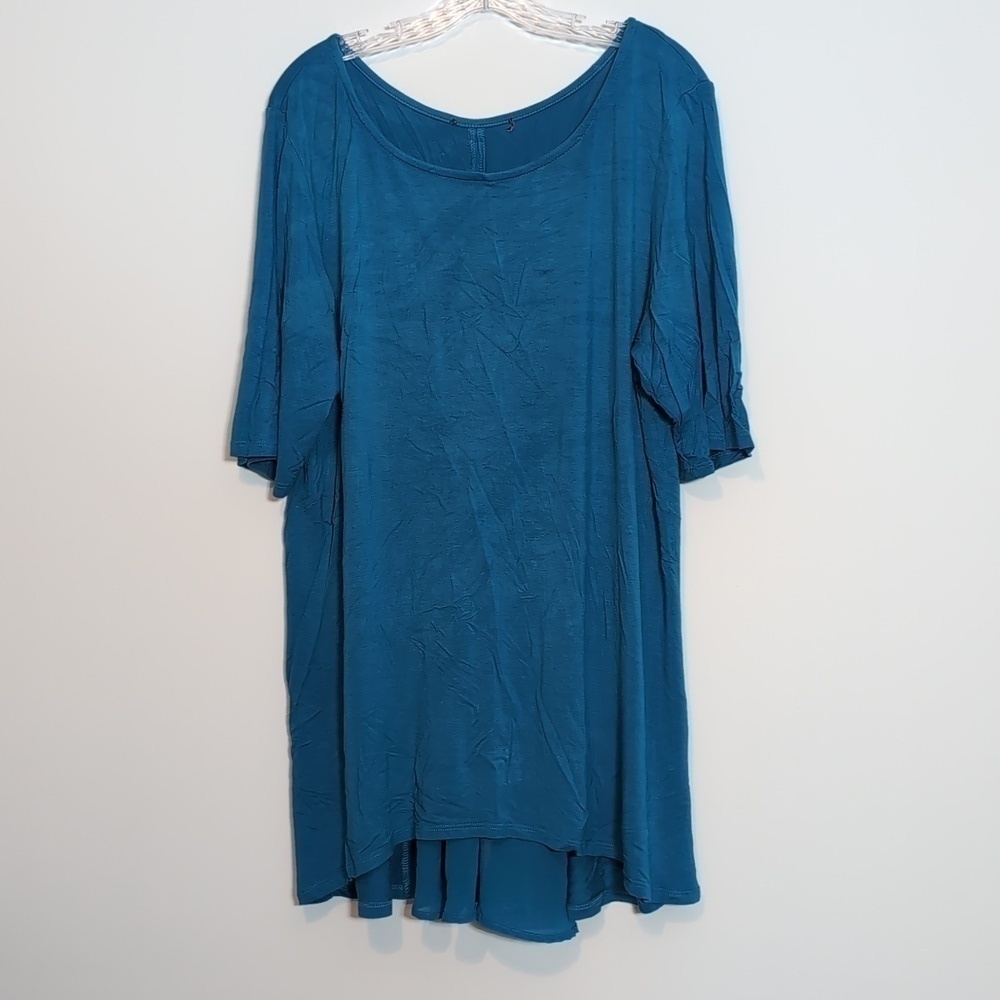Green Envelope Blue Tunic Shirt